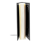 Book Journal Embossed Black and White Spirit Board Design 